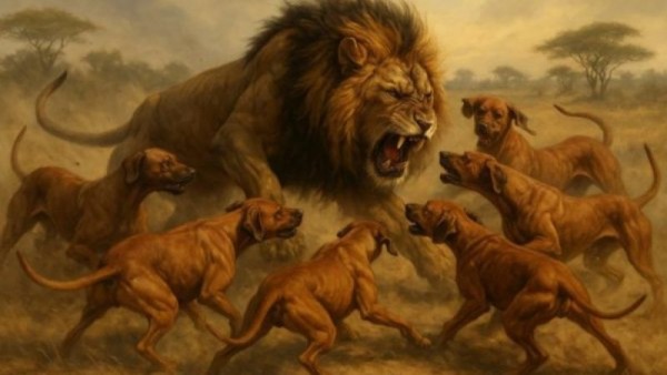 cane da caccia al leone Rhodesian Ridgeback