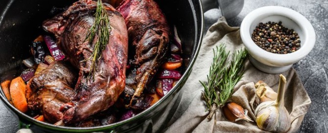 selvaggina in cucina